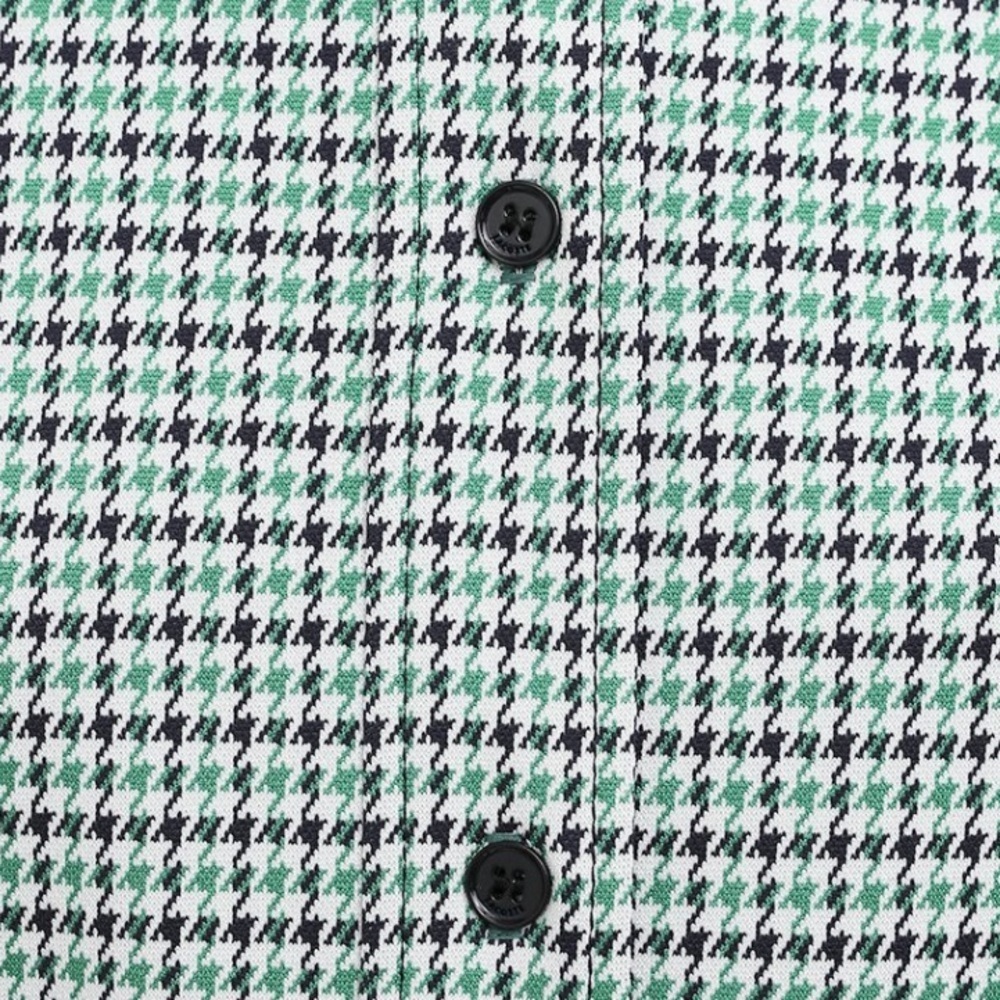 Lacoste Women's Green and Tan shirt - Elevated casual Wear - Size M - Picture 9 of 9